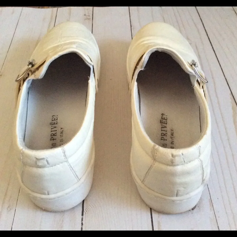 COLLECTION PRIVEE? Leather Shoes Off White size 38 - Picture 4 of 8
